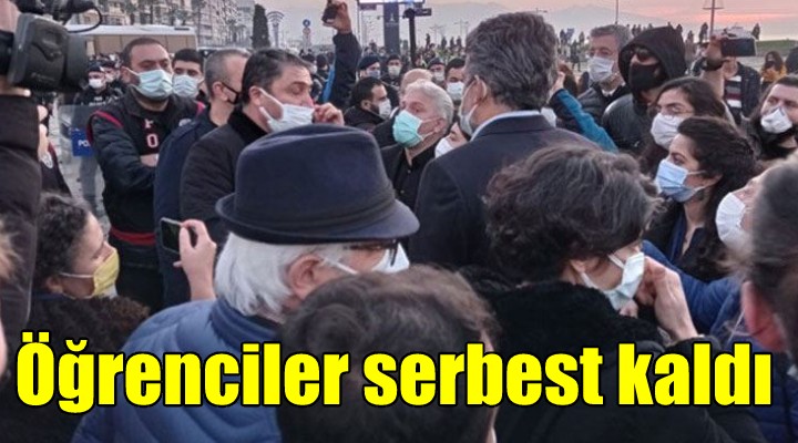 İzmir'de gözaltındaki öğrenciler serbest bırakıldı