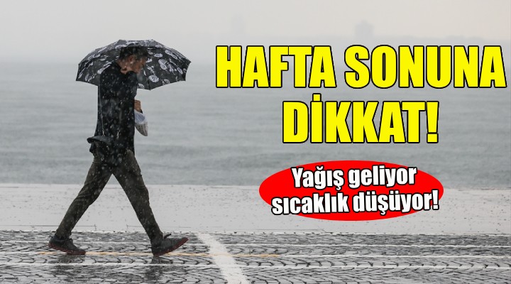İzmir'de hafta sonu yağış var!