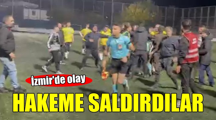 İzmir'de hakeme saldıran amatör futbolcu tutuklandı