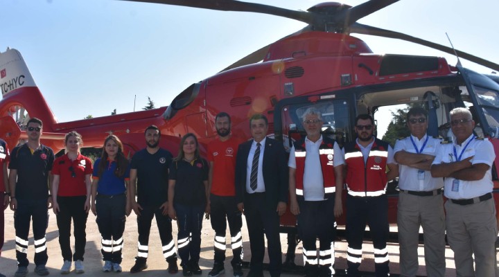 İzmir'de hava ambulansı bayram tatili için hazır...