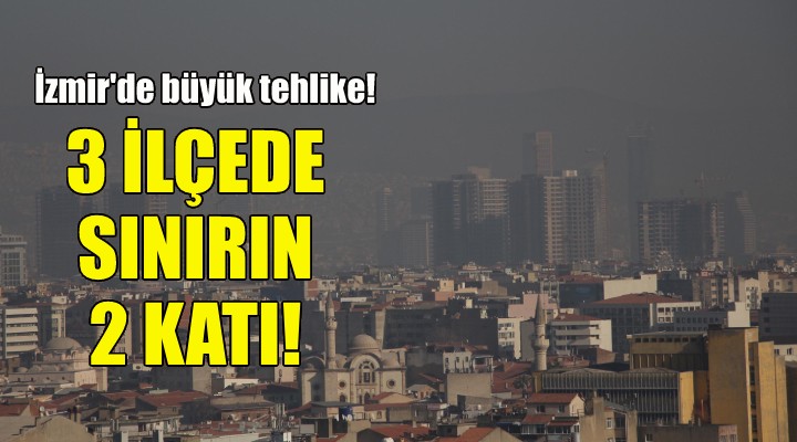 İzmir'de hava kirliliği tehlikesi!