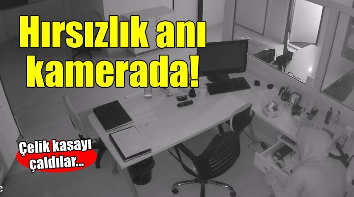 İzmir'de hırsızlık anı kamerada!