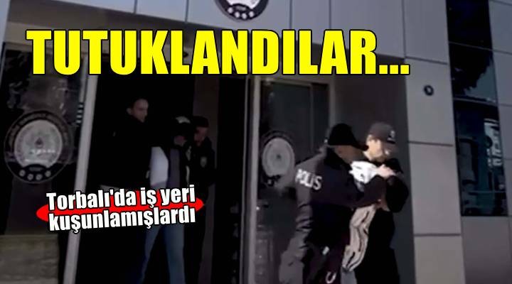 İzmir'de iş yeri kurşunlayan 2 şüpheli tutuklandı