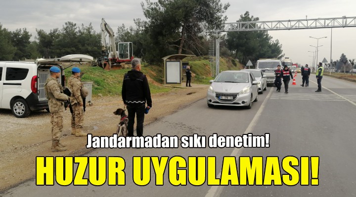İzmir'de jandarmadan huzur uygulaması!