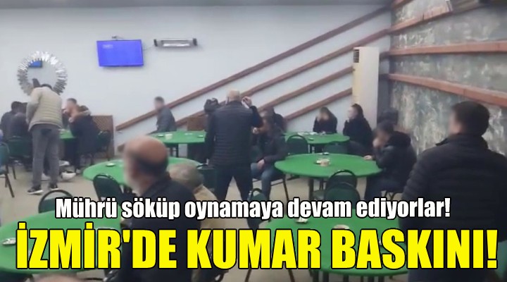 İzmir'de jandarmadan kumar baskını!