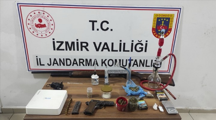 İzmir'de jandarmadan uyuşturucu operasyonları!