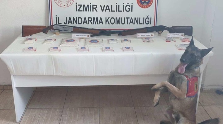 İzmir'de jandarmadan uyuşturucu operasyonu!