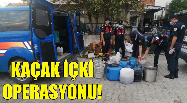 İzmir'de kaçak içki operasyonu!