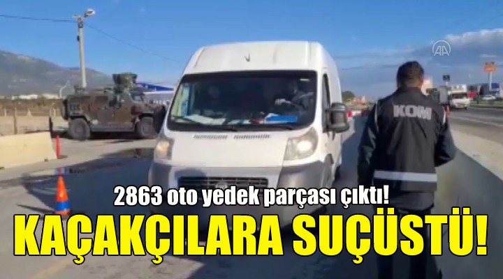 İzmir'de kaçakçılara suçüstü!