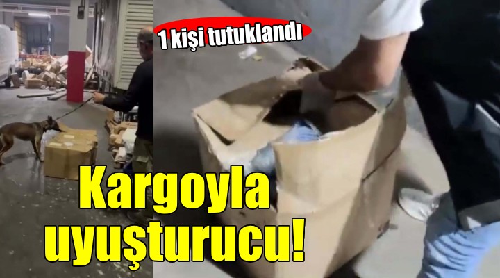 İzmir'de kargoyla uyuşturucu!