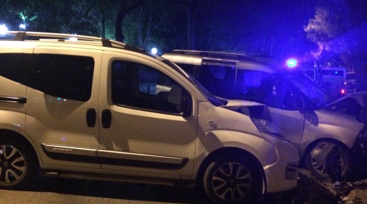 İzmir'de kaza: 5 ağır yaralı