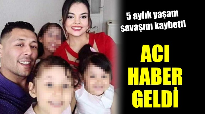 İzmir'de kazada yaralanan motokurye 5 ay sonra yaşamını yitirdi