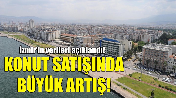 İzmir'de konut satışında büyük artış!