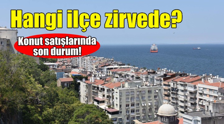 İzmir'de konut satışlarında son durum... En çok hangi ilçe tercih edildi?