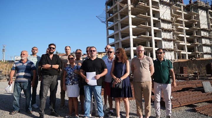 İzmir'de kooperatif mağdurlarından İmamoğlu'na tepki