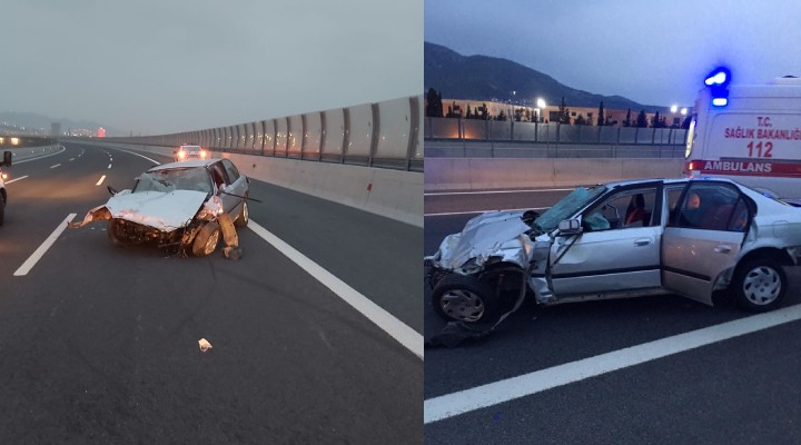 İzmir'de korkunç kaza: 1 ölü, 1 yaralı