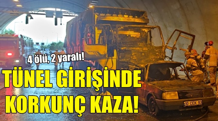 İzmir'de korkunç kaza... 4 ölü, 2 yaralı