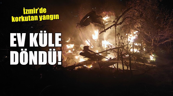İzmir'de korkutan yangın..