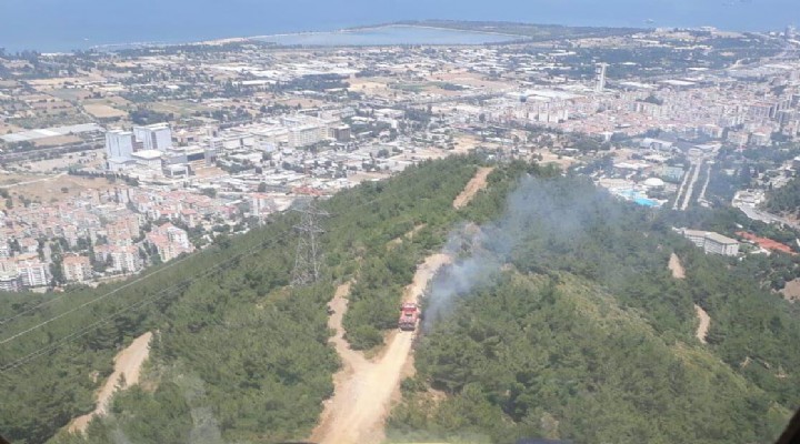 İzmir'de korkutan yangın