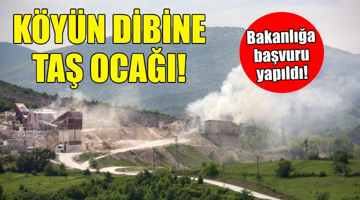 İzmir'de köyün dibine taş ocağı girişimi!
