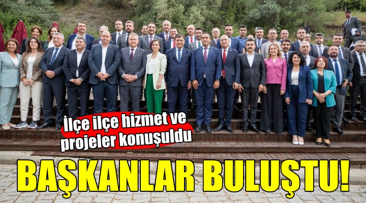 İzmir'de kritik zirve... Başkanlardan hizmet ve proje buluşması!