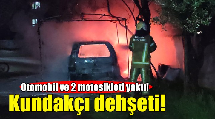 İzmir'de kundakçı dehşeti!