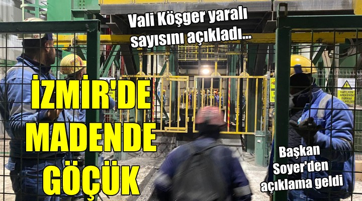 İzmir'de maden ocağında göçük...