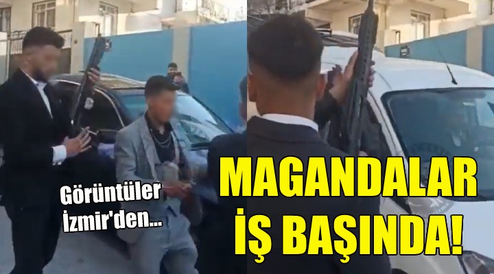 İzmir'de magandalar yine iş başında!