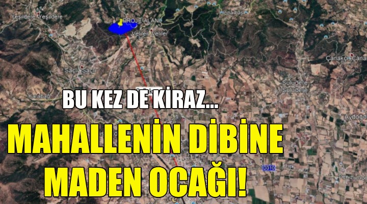 İzmir'de mahallenin dibine maden ocağı!