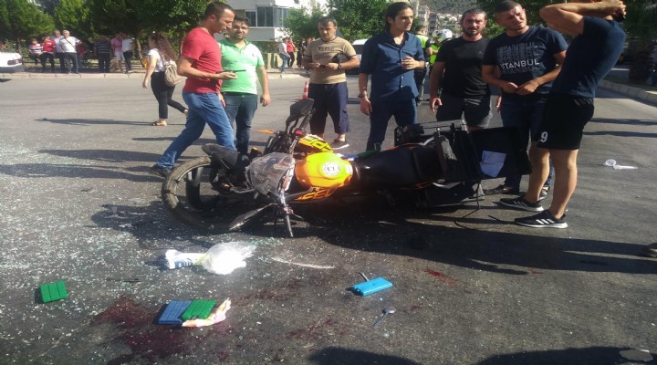 İzmir'de feci kaza: 1 ağır yaralı