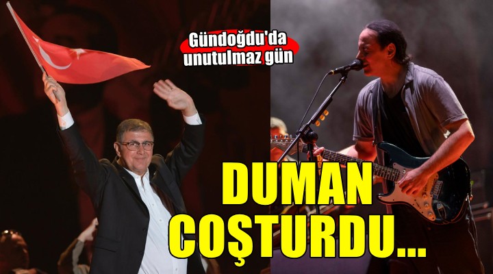 İzmir'de miting sonrası Duman coşkusu!