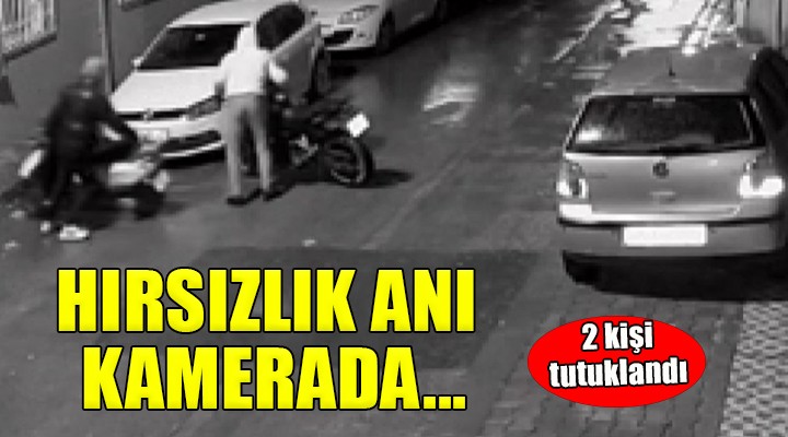 İzmir'de motosiklet hırsızları tutuklandı
