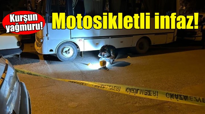 İzmir'de motosikletli infaz!