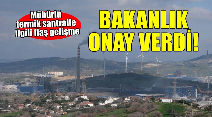 İzmir'de mühürlü termik santrale ÇED onayı!