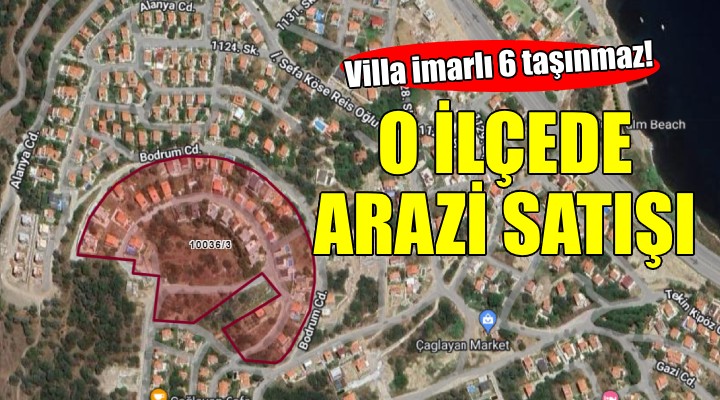 İzmir'de o ilçe belediyesinden arazi satışı!