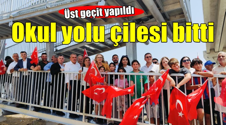 İzmir'de öğrencilerin yürüyüş çilesi bitti...