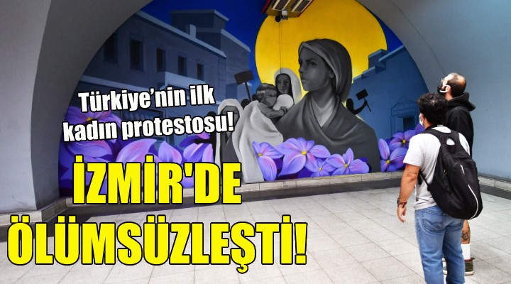 İzmir'de ölümsüzleşti!