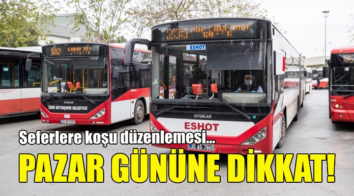 İzmir'de otobüs seferlerine koşu düzenlemesi!