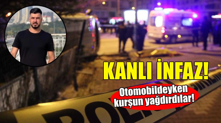 İzmir'de otomobilde kanlı infaz!