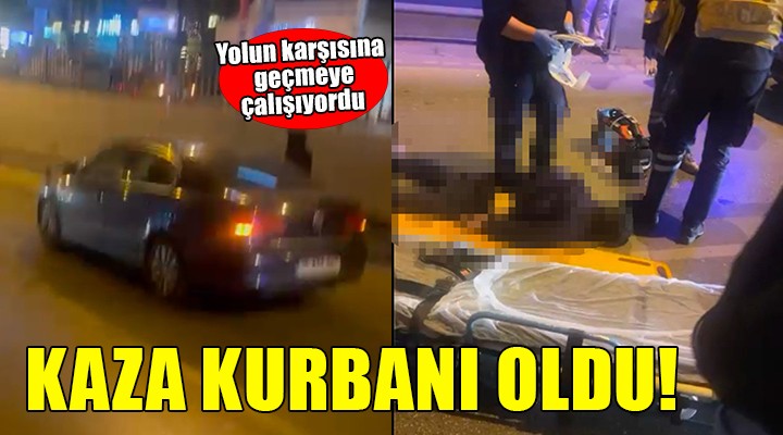 İzmir'de otomobilin çarptığı yaya öldü