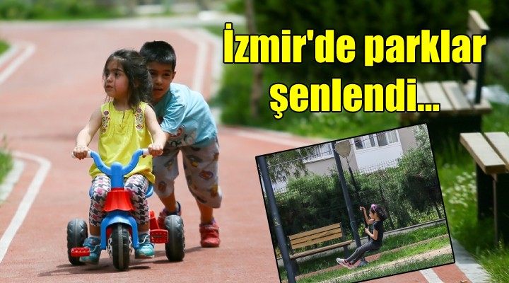 İzmir'de parklar şenlendi