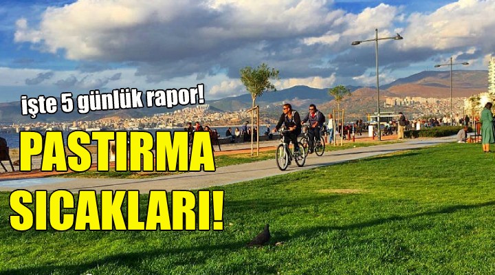 İzmir'de pastırma sıcakları!