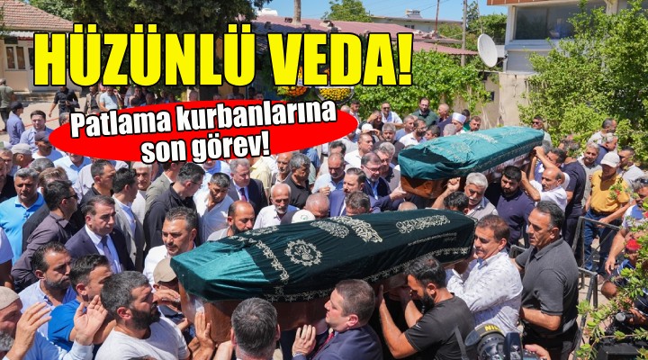 İzmir'de patlama kurbanlarına hüzünlü veda!