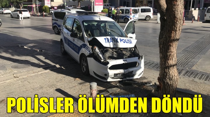 İzmir'de polisler ölümden döndü!