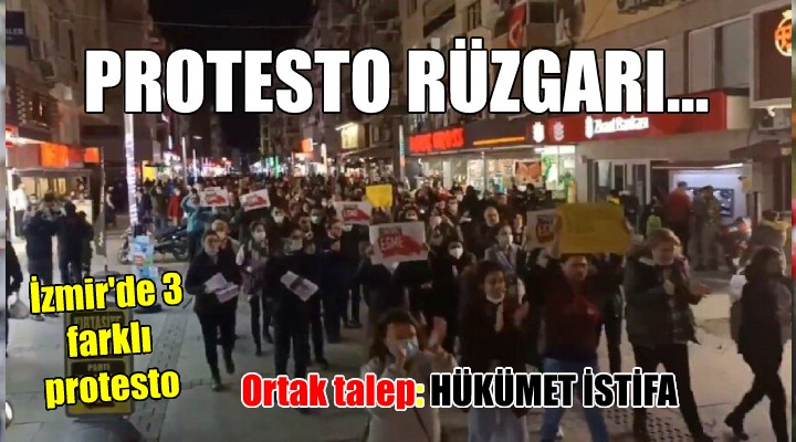 İzmir'de protesto dalgası...