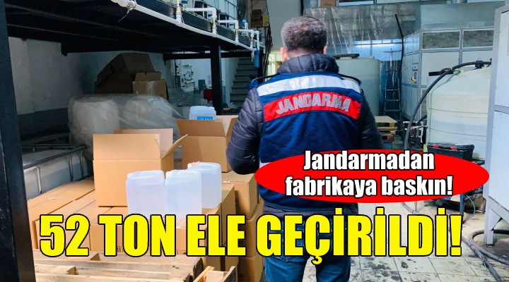 İzmir'de sahte alkol fabrikasına baskın!