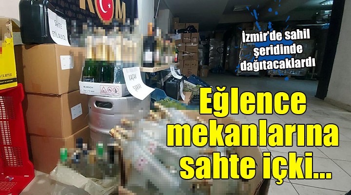 İzmir'de sahte içki operasyonu: 11 gözaltı