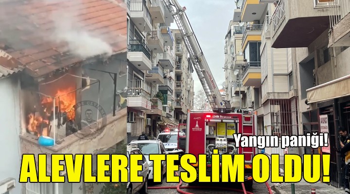 İzmir'de sıcak dakikalar... Alevlere teslim oldu!