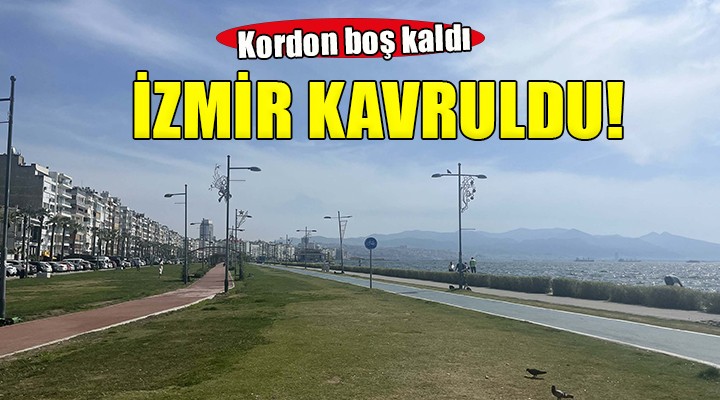 İzmir'de sıcak hava bunalttı...