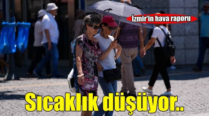 İzmir'de sıcaklıklar düşecek!